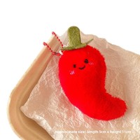 Pendentif en peluche en forme de nourriture Oden, jouet, ornement, breloque de sac à dos, 10 cm, polyester, unisexe