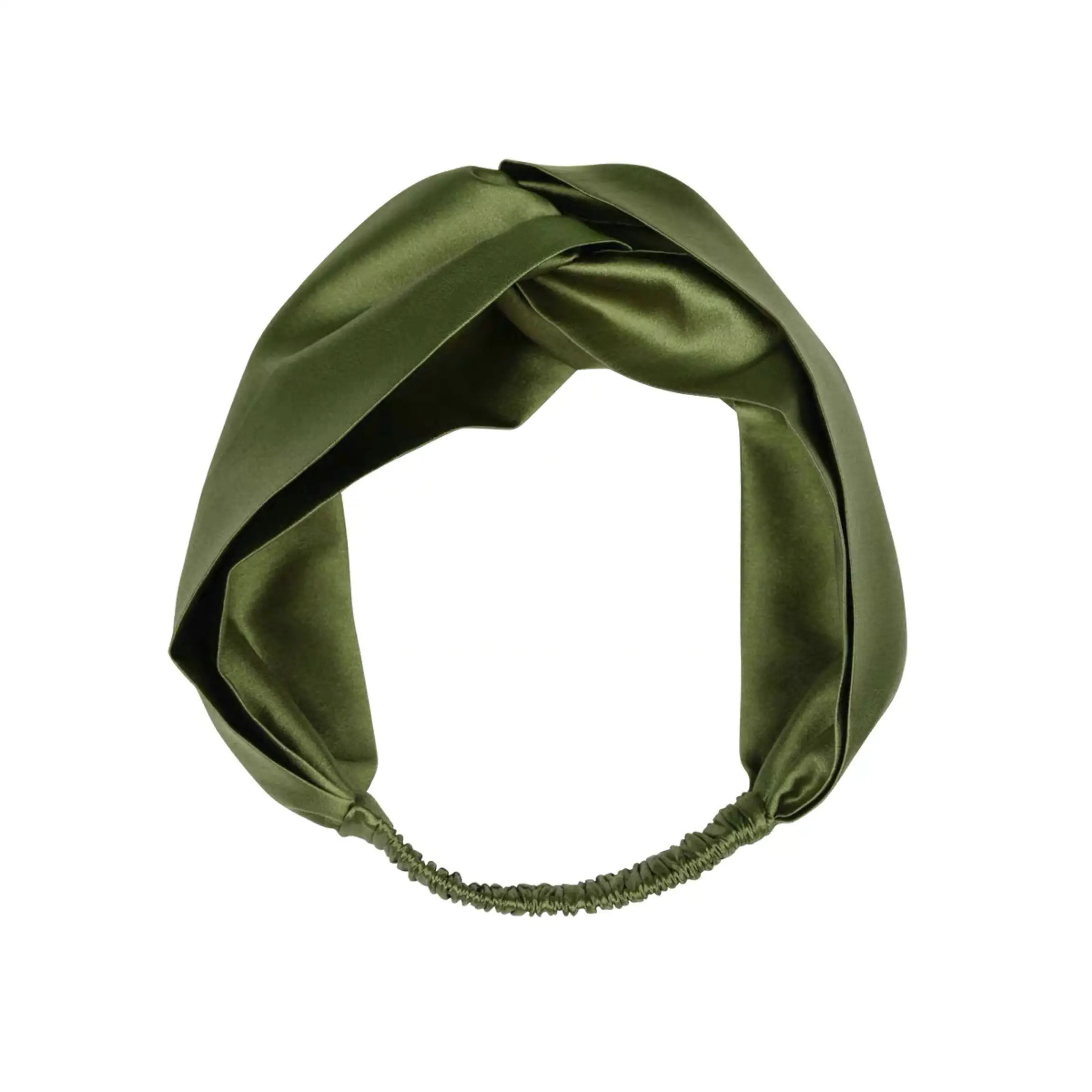 Free Shipping Pure Silk Hair Band Headband Cross Silk Elastic Hairband For Women