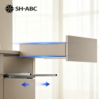 Système de tiroirs coulissants à double paroi SH-ABC, fermeture douce, en acier laminé à froid, capacité de charge 31-50 kg, idéal pour hôpitaux et salons