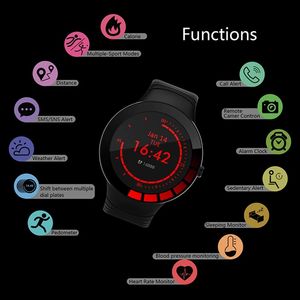 NUEVO Reloj Inteligente con Pantalla Táctil Completa E3 IP68 Resistente al Agua, Pulsera Inteligente Económica con Monitor de Presión Arterial y Frecuencia Cardíaca, Reloj Personalizable para Hombre - Product Image 4