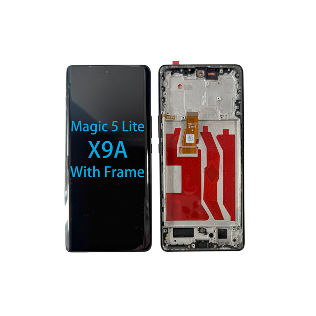 High Quality OLED Display Mobile Phone Lcd for Honor Magic 5 Lite Touch Screen Replacement for X9A Lcd Display With Frame