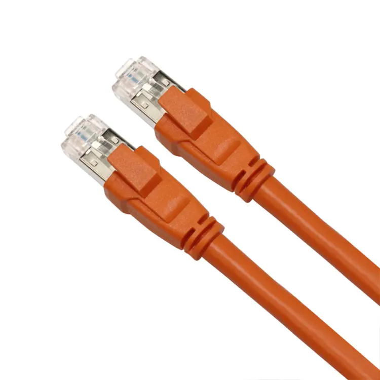 Tinned Bare Copper Material 40gbps Ethernet Cable Cat8 Network Cable wire rj45 female connector Cat8 Cable