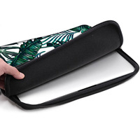 Pochette d'ordinateur portable en néoprène de haute qualité avec fermeture à glissière de table imprimée