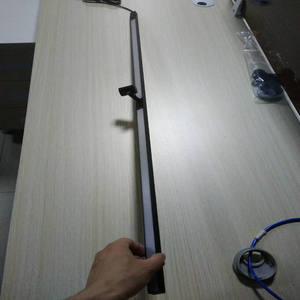 Lampu <span class=keywords><strong>Track</strong></span> kabinet lemari Museum Showcase Display lampu mebel dengan strip untuk Museum kaca <span class=keywords><strong>LED</strong></span> Hitam aluminium 90 COB 3000 - Product Image 6