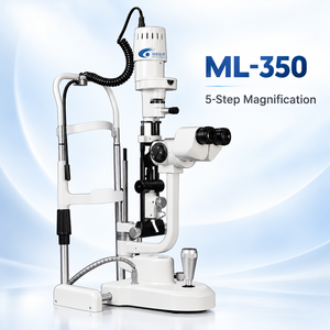 ML-350 Oftálmico Precios <span class=keywords><strong>de</strong></span> China 5 Pasos Lámpara <span class=keywords><strong>de</strong></span> Hendidura para Examen Ocular - Product Image 1