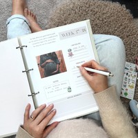 Journal de grossesse bosse à la naissance livre de mémoire hebdomadaire Tracker journal de maternité album souvenir pour les femmes enceintes