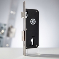 Corps de serrure de porte résidentielle avec finition anti-corrosion