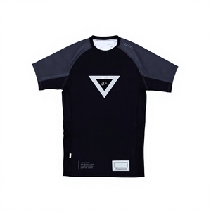 Camiseta de Compresión Personalizada para Jiu Jitsu Brasileño (BJJ), MMA, Sin Gi, para Grappling, de Secado Rápido, Elástica, para Entrenamiento Deportivo, para Adultos - Product Image 1