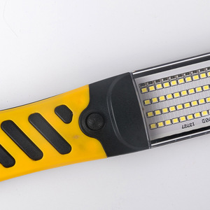 Lampe de travail LED rechargeable à double batterie, 100 LED, portable, pour réparation automobile, jaune et noir - Product Image 2