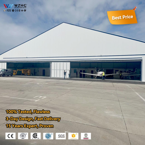 Hangar en acier à grande portée fabriqué en Chine, à vendre, design moderne, durée de vie de 50 ans, atelier en acier - Product Image 1