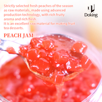 Doking Fruit Jam Helala Peach Fruit Jam for Bubble Tea Desserts Bakes Milk Tea Ingredients