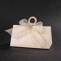 Boîte à sucre Boîte à bonbons de mariage Boîte à bonbons de mariage Premium Sac à bonbons de mariage portable Petit cadeau vide