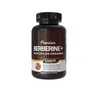 Berberina 120 Cápsulas Premium, Berberina HCL 1200mg más Canela de Ceilán Pura, Suplementos de Raíz de Berberina HCI en Pastillas - Product Image 3