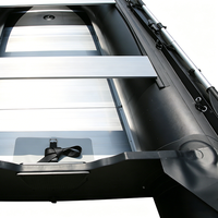 Bateau pneumatique d'assaut Hailebao 4m en alliage d'aluminium, bateau de sauvetage rapide, radeau de sauvetage, bateau de pêche, bateau de dérive, bateau de sauvetage d'urgence