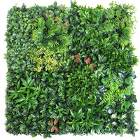 Mur de plantes artificielles 3D en gazon vert, panneau de fond pour décoration de jardin, maison, 40x50cm