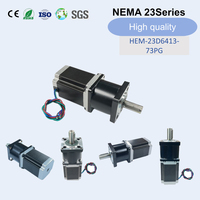 Moteur pas à pas Nema 23 à engrenages planétaires 73:1, 1,8°, 2 phases, 1,9 N.m, 269 oz.in, 2V, 4A, 57mm, 1100g pour routeur CNC, fraisage industriel