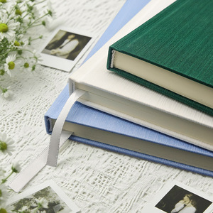 สมุดโน้ตปกแข็ง A5/B5/A6 หุ้มผ้าลินิน สามารถสั่งทำโลโก้ หน้ากระดาษ และบรรจุภัณฑ์ได้ พร้อมโลโก้สีสันสดใสตามสั่ง - Product Image 3