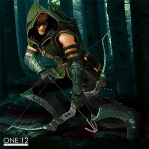 Mezco formica ladro divertente da 6 pollici tessuto verde freccia uomo PVC modello a mano figura mobile ornamenti giocattolo nuova condizione all'ingrosso - Product Image 4