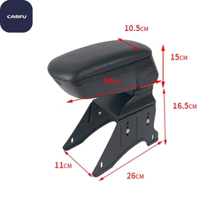 CARFU 478 Hot Selling Universal Car Center <b>Console</b> Armrest Box ABS PU Leather Interior Accessory Factory Direct - Product Image 3