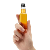 Mini bouteilles de vin en plastique PET transparent de 30/50/60/100/150ml avec bouchon à vis en aluminium pour bière boisson jus lait thé