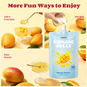 Complément Alimentaire Minceur au Konjac Saveur Mangue Naturel Faible en Sucre pour Adultes, Marque Blanche, Vitamine C, pour la Remise en Forme et le Remodelage Corporel - Product Image 3