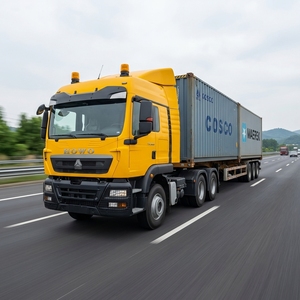 Nuovo Camion Trattore Diesel RHD TX 430HP Euro 2 6x4 con Sospensioni Pneumatiche per Trasporto Logistico su Autostrada - Product Image 1