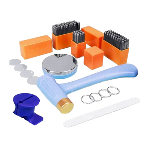 Ensemble d'outils <span class=keywords><strong>de</strong></span> bijoux en métal à combinaison <span class=keywords><strong>de</strong></span> bricolage, sceau en acier, lettre, numéro et lettre majuscule, timbre, moulage sous pression pour l'artisanat - Product Image 1