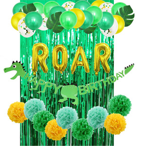 Toppers <span class=keywords><strong>de</strong></span> la torta <span class=keywords><strong>de</strong></span> dinosaurio <span class=keywords><strong>tatuajes</strong></span> dinosaurio RWAR <span class=keywords><strong>globos</strong></span> <span class=keywords><strong>de</strong></span> papel <span class=keywords><strong>de</strong></span> aluminio Dino fiesta suministros - Product Image 2