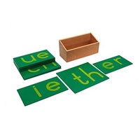 En gros personnalisé maternelle en bois montessori matériel arabe alphabet mobile lettres l'apprentissage des langues