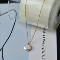 Colliers tendance 2026, bijoux minimalistes hypoallergéniques, acier inoxydable 316l plaqué or 18k, collier de perles pour femmes