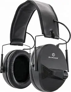 Oppersman EARMOR M30 Penguat Suara Elektronik Pelindung Jarak Jauh Berburu TAN Earmuff, dengan Input AUX, NRR22