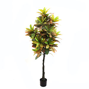 Codificación Artificial de bonsái, aspecto resaltado, planta en maceta, Croton falso, 70/110/150cm, tamaño personalizado - Product Image 2