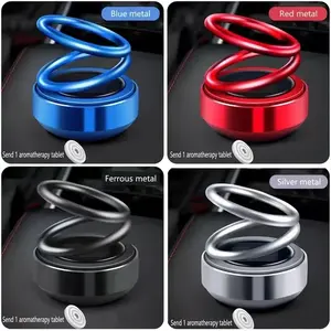 Car Air Freshener Solar Perfume Fragrance Auto Rotation Car-style Air Auto Aromatherapy Flavoring Car Accessories Interior