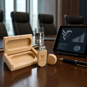 Clé USB en bois OEM avec logo personnalisé, Micro USB 3.0, 16 Go/32 Go/64 Go, en bois d'érable, cryptée, garantie 1 an - Product Image 6