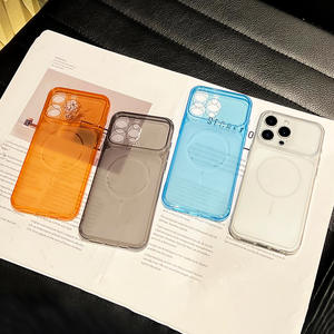 Funda para Teléfono con Acabado Esmerilado y Ventana de Visualización Amplia, Compatible con iPhone 17 16 15 14 13 12 11 Pro Max, Color Sólido - Product Image 2