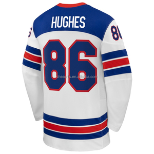 Maillot de hockey sur glace USA 2026 – Uniforme brodé de l'équipe nationale # 19 Matthew Tkachuk # 43 Quinn Hughes # 34 Auston Matthews - Product Image 2