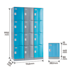 Nuovo Arrivo Toppla: Armadietto Bianco Economico per Palestra, Armadietti per Oggetti di Valore, Armadietti per Spa e Spogliatoi Femminili - Product Image 2