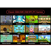 Console de jeu portable mini HD 640x480, modèle X7, écran tactile Android, 3000 jeux classiques intégrés, batterie 1500mAh