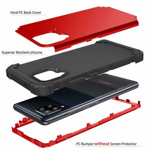 Armadura híbrida de alta resistencia para Samsung Galaxy, armadura de protección completa 3 en 1 de alto impacto a prueba de golpes 360 para Samsung Galaxy A42 A22 A72 A51 <span class=keywords><strong>5G</strong></span> - Product Image 3