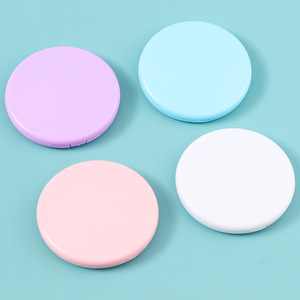 <b>Compact</b> <b>Mirror</b> Round Plastic Foldable Double Sided Pocket <b>Mirror</b> Personalized Diy Cream Handmade For Makeup On The Go - Product Image 4