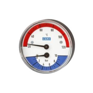 Termomanómetro Wika 100.0x 100.1x para Medición de Temperatura en Calderas Combinadas con Calefacción de Agua Caliente, OEM, 1 Año de Garantía - Product Image 4