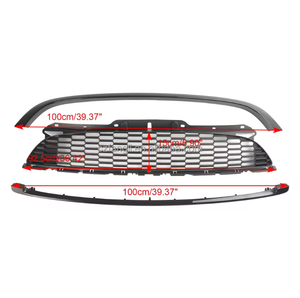 Conception Fangli pour <span class=keywords><strong>Mini</strong></span> JWC R55 R56 R57 R58 R59, filet <span class=keywords><strong>sport</strong></span> en nid d'abeille ABS, haute qualité, installation facile, nouveau, ajustement universel - Product Image 1