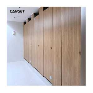 Tabique de Baño de Madera Resistente al Agua, Tabique de Ducha de HPL Fenólico <span class=keywords><strong>para</strong></span> Centro Comercial - Product Image 1