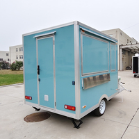Cuisine mobile de rue entièrement équipée pour la restauration, remorque alimentaire mobile