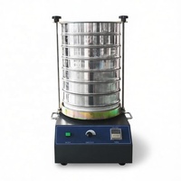 Máquina Agitadora de Tamices de Laboratorio Eléctrica para Análisis de Tamaño de Partículas, Tiempo y Amplitud Ajustables, para Pruebas de Suelo y Agregados