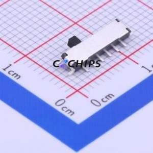 SK-1500-L1 Slide Switch SMD Switch Single Pole Four Throw Rectangle Pin Header SMD Tab 11.2mm - Product Image 1