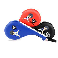 Offre spéciale boxe son cible formation Sanda accessoires d'intérieur cible poing Double feuille coup de pied cible pieds