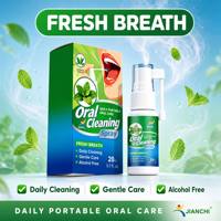 Spray buccal quotidien haleine fraîche menthe botanique sans alcool nettoyage doux flacon de poche portable pour le bureau et les voyages