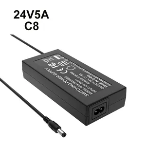AC DC GS CE EMC 15V 12V 10A 24v 5A Power Supply 120W Switching Power Supply Desktop Power Adapter