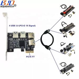Tarjeta de Expansión PCI-e 1X con 4 Conectores USB 3.0 (Señal PCIE X1) para Tarjeta Gráfica de Video - Product Image 1